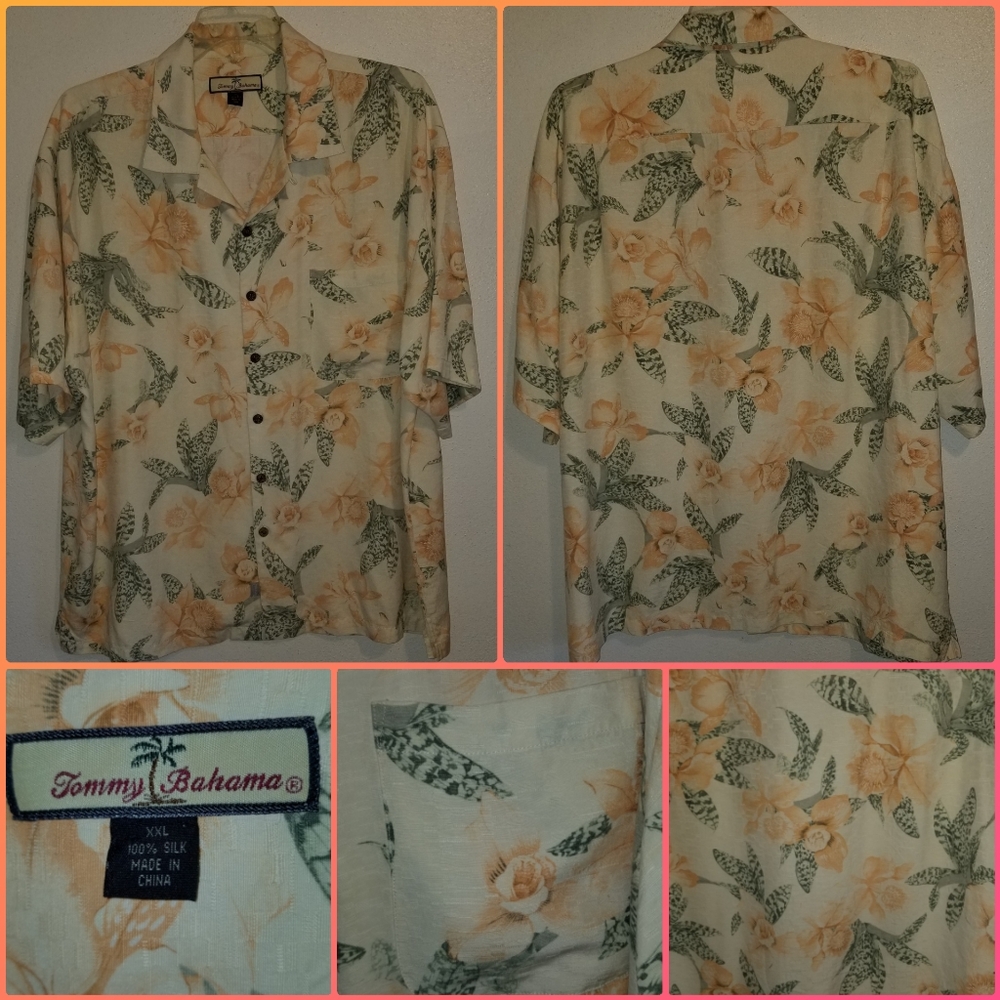EUC TOMMY BAHAMA HAWAIIAN SHIRT SIZE XXL